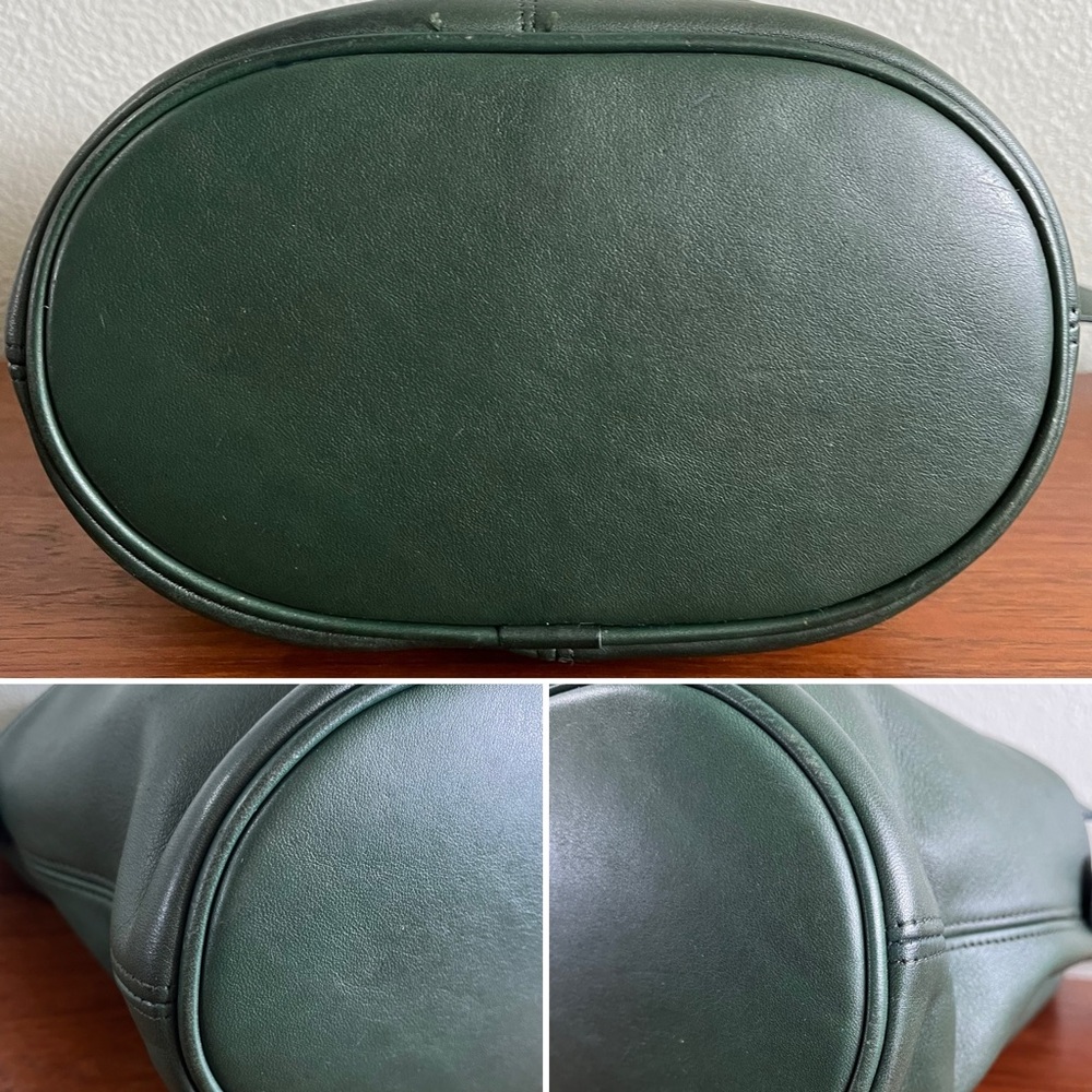 Vintage Bottle Green Coach Thompson Drawstring - Style 4151 - Picture 9 of 15